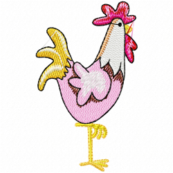 Chickens And Roosters Embroidery Design 2 Chickens And Roosters Embroidery Design 2